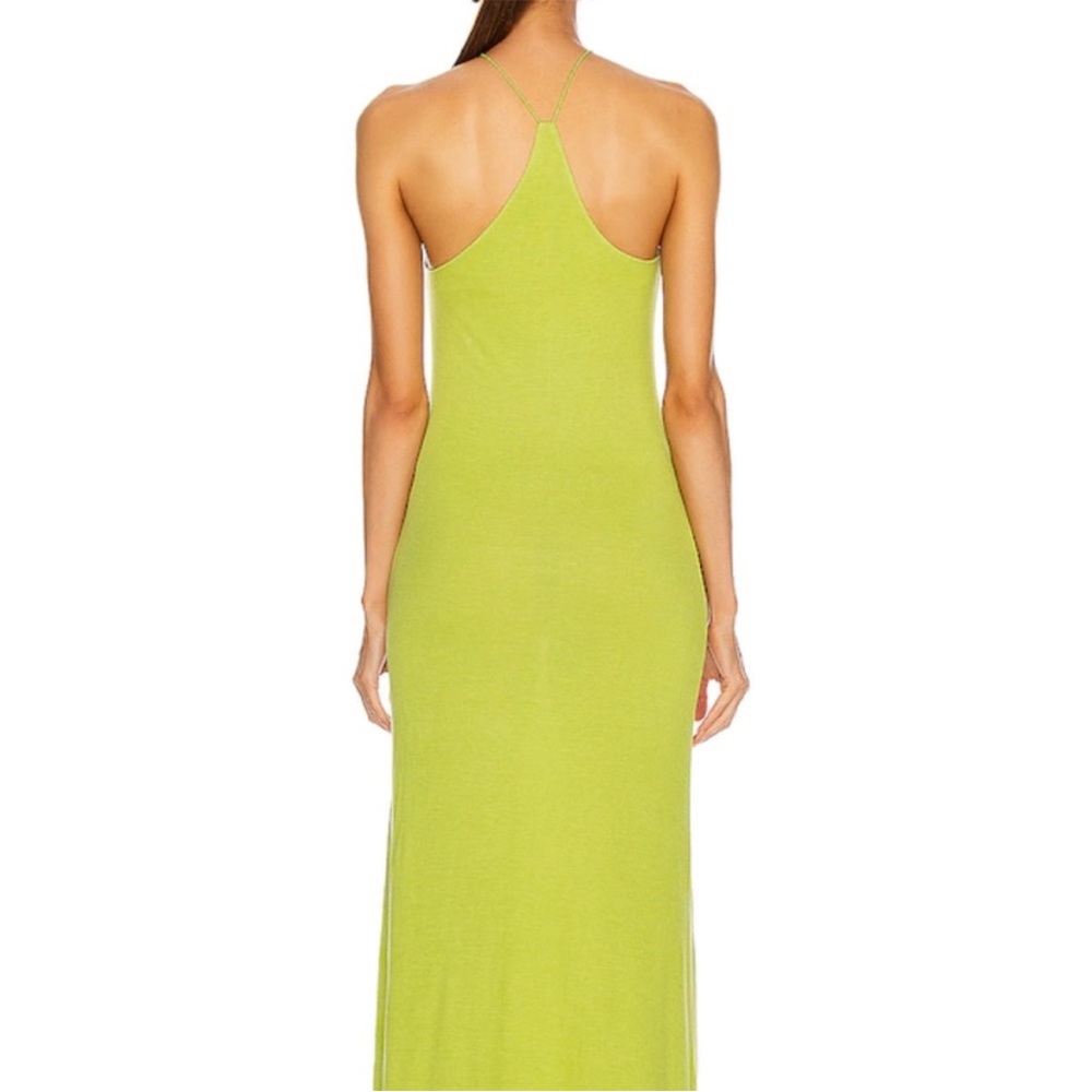 Enza Costa Lime Green Halter Maxi Dress - Picture 2 of 6